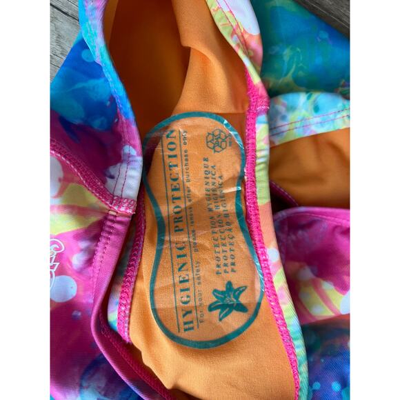 NWT NEW Dolfin Uglies Preppy Rainbow Drop Color Paint 32 Colorful Swimsuit Swim - Picture 2 of 4